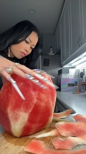 2.2M views · 10K reactions | Purchase my knives at Lovelymimi.com #knives #watermelon #food #foodie #foodreview #mtb ​​​#fyp #foryou #viral #foryoupage #reels #fbreels | Lovely Mimi | Facebook