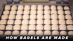 23K views · 1.6K reactions | Take a look behind the scenes at the mesmerizing process to make soft, chewy bagels. | Tasty Junior | Facebook