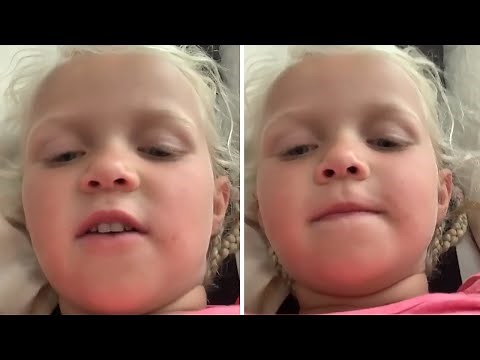 Kid steals mom's phone, tells camera how much she loves her #Shorts