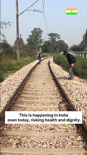 Open Defecation Near Railway Tracks in 2025? Shocking Reality of India