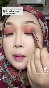 20K views · 592 reactions | Ok kita Makeup tema Meroon ye | Fieyah makeover beauty | Facebook