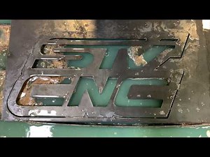 Our Logo Cut on STV CNC SparX 4800 Plasma Table