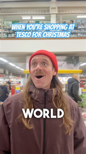 WHEN YOU’RE SHOPPING AT TESCO FOR CHRISTMAS 🎄🛒 #shopping #supermarket #tesco #parody