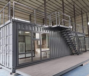 [Hot Item] 40FT Maisons de luxe préfabriquées Villas modernes en conteneurs maritimes Maisons modulaires