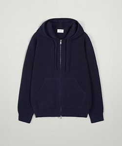 인더로우(INTHERAW) ROBYN HOODED ZIP KNIT PARKA - DEEP NAVY - 사이즈 & 후기 | 무신사