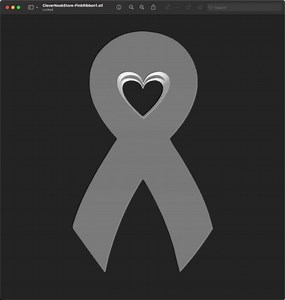 Pink Ribbon Breast Cancer Logo Straw Topper Straw Buddy Charm Decor STL Files for 3D Print and Gcode for Creality Ender 3 Compatibles - Etsy UK