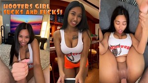 Fucking the Slutty Hooters Waitress!