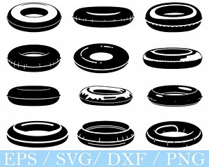 Schwimmbad Tube SVG: Silhouette Vektorgrafik (Digitaler Download) - Etsy.de