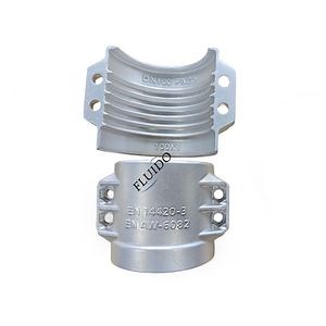 [Hot Item] Free Sample En14420-3/DIN2817 Aluminum Safety Spannloc Hose Nozzle Bolted Clamp Safety Camlock Coupling Collar