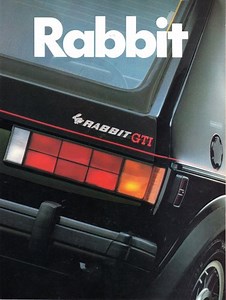 The Volkswagen Rabbit - 1983 Dealer Sales Brochure, Plus...