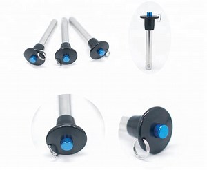 [Hot Item] Stainless Steel Push Button Spring Loaded Pin Quick Release Pin Ball Lock Pin with Ring Handle