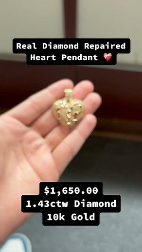 3.8K views · 18 reactions | For broken hearted #ijazjewelers #brokenheart #heart #diamonds #heartpendant #jewelry | Ijaz Jewelers | Facebook