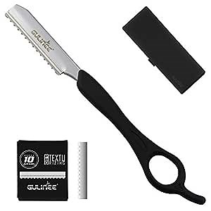 Professional Hair Styling Texturizing Thinning Razor + 10 Replacement Feather Razor Blades R01