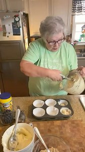 Blueberry Cream Cheese Muffins #desserts #easyrecipes | Sandy's Happy Kitchen