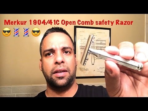 Merkur 1904/41C Open Comb Safety Razor