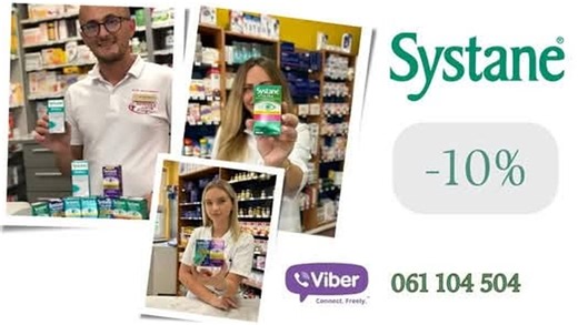 2.5K views | #SYSTANE AKCIJA -10% U #ČETVRTAK ☎️ 061 104 504 1.Systane® Hydration 2.Systane Ultra 3.Systane COMPLETE 4.Systane Gel 5.Systane Original 六‍‍Rado Vas savjetujemo! Posjetite nas , jer smo najbolji #eapoteka #mojaonlineapoteka #online #apoteka | Moja on LINE Apoteka | Facebook