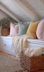 🌸🌿 Cozy ATTIC BEDROOMS styled in French country charm—feel like a quiet retreat tucked gently within the home. Soft whites, vintage touches, and warm light create a peaceful space where the day slows down and rest comes naturally. This kind of vintage cottage inspiration reminds us that home is not just a place, but a feeling of calm, safety, and simple beauty. 🤍✨ 🕊🕊🕊 #cozyvibes #bedroom #attic #home #homedecor #neighborlylove #winterwonderland #cozyhomes | I Heart Much Shabby Chic