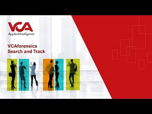VCA forensics Search & Track Demo | Cohesive Technologies