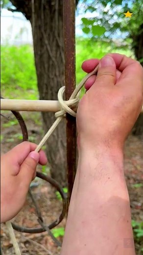 Easy Way to Tie a Rope Hitch! #knotskills #knotting