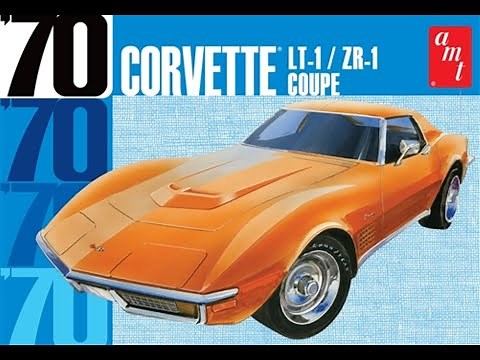 Unboxing and Overview: AMT 1/25 1970 Corvette Stingray ZR-1