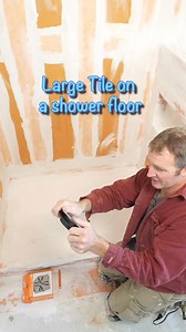 5K views · 46 reactions | Large tile on a shower floor #tile #shower #tipsandtricks #bathroommakeover #bathroomremodelingteacher #hardwork #tiler #contractor#freestuff #NASCAR #NFLSunday #freeitems #TransportationProvided #freetogoodhome #FitnessEquipment #curbsidepickup #trading #sticker #fblifestylee | Bathroomremodelingteacher | Facebook