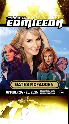 Gates McFadden coming to #winnipegcomiccon2025! #startrek