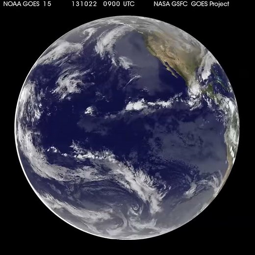 Satellite Movie Shows Hurricane Raymond Hitting Southwestern Mexico
