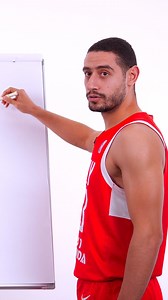 Draw your Logo with @alahly_basketball Testing 🖊️ a couple of Al Ahly players on how well they know their team logo. The outcome is hella 😂. #TheBAL | Basketball Africa League