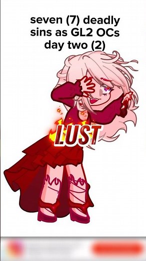 seven (7) deadly sins as #gl2 OCs