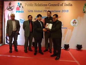 NTPC bags a total of 10 awards at the 'PRCI Annual Collateral awards 2018'. Here is the list of winners category wise - NTPC Corporate Centre – Gold for motivational communication Silver for e-magazine Bronze for crisis communication NTPC SRHQ - Gold for Corprate Film (Solar) NTPC Vindhyachal - Gold for Public Service Advertisement Silver for Start-up Idea of the Year NTPC Rihand - Silver for Rural or Development Communication Bronze for Govt. Communication NTPC WRHQ-I Bronze - E newsletter NTPC