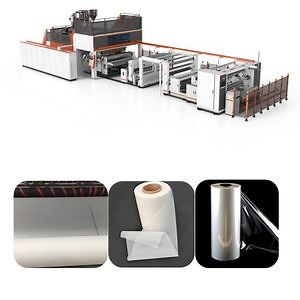 [Hot Item] 1000-2000 Three-Layer Coextruded Plastic PE EVA CPE Casting Film Making Machine