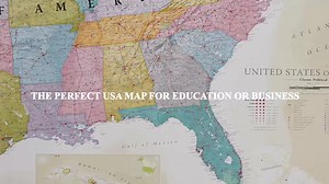 XXL Classic USA Wall Map - Map of the USA Poster - Front Lamination - 46 X 80 or 24 X 36 - Etsy