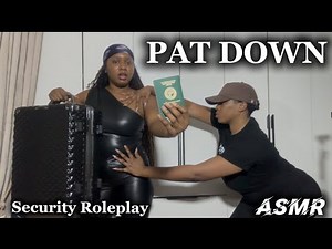 ASMR Fast &Aggressive Security -Inspired Pat Down Roleplay For Sleep /Screening Detailed Check​ F