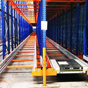Warehouse Heavy Duty Fifo or Filo Channel Storage Shuttle Rack