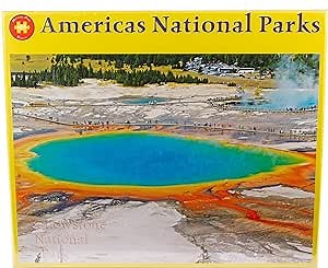 Yellowstone National Park Grand Prismatic Hot Spring 1000 Piece Puzzles for Adults