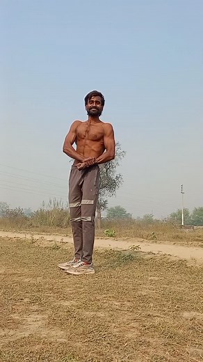 Morning workout Jai baba ki 🔱 @rohit_mathur003 #rohitmathur003 #support | Rohit Mathur