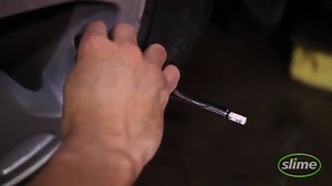 Slime 22013 Pencil Tire Gauge with Bonus Caps, 5-50 PSI