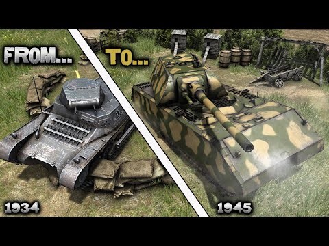 Timeline of German Tanks