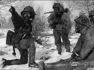 British Avon S6 gas mask