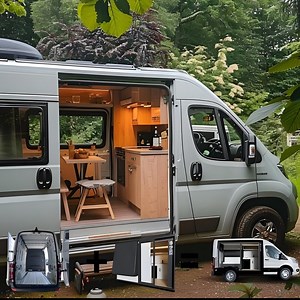 [Hot Item] Luxury Modular Van Conversion Flatbed Camper Shower Bathroom