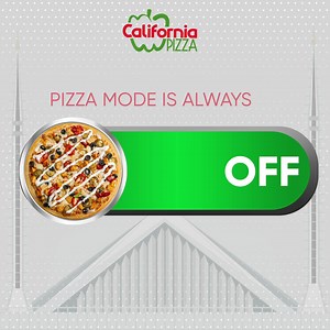 Don`t Switch OFF Your Pizza Mode! Freshly Baked Hot Pizza with Sizzling Melting Cheese!!! Warm Pizza’s for Warm Winters Why to dream Pizza’s All Night? Order Now California Pizza’s For Your Hunger Web: https://bit.ly/3zLt6dx UAN: 111-753-753 IOS App: http://cutt.ly/RmXVbiZ Android App: http://cutt.ly/8mXVBKl | California Pizza
