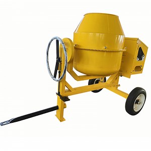 [Hot Item] Portable Mini Cement Pan Concrete Mixer with Truck Used