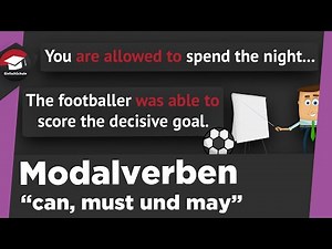 Modal verbs "can, must, may" and their substitute forms simply explained - overview, formation, a...