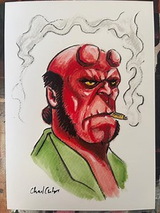 Hellboy portrait