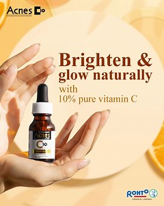 Apply Acnes C10 Vitamin serum everyday to achieve healthy skin goals. #Acnes #AcnesNepal #AcnesC10 #VitaminC | Acnes Nepal