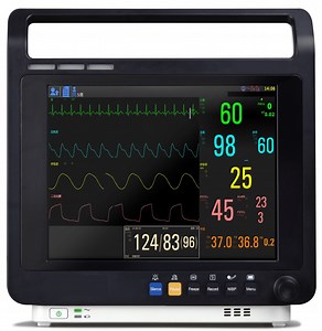 [Hot Item] 12 Inch Touch Screen ECG Multi-Parameter Patient Monitor (MS-8800)