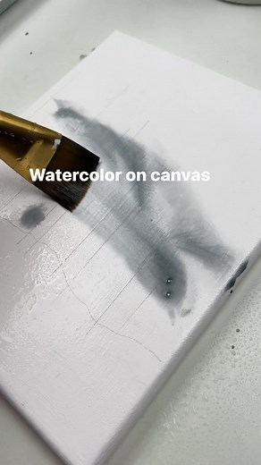 In progress ✨ watercolor on canvas. Stay tuned for part two! #watercolorpainting #watercolor #nature #naturepainting | Sable Rae Art