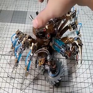 6.2K views · 70 reactions | Hobby building crab shells to a cyber robot model. #handmade #crafts #diy | HM Crafts | Facebook
