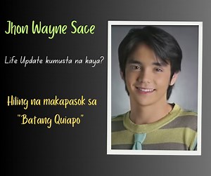 Jhon Wayne Sace hiling na makapasok sa "Batang Quiapo" #JhonWayneSacelifenow #datingchildstarjhonwaynesace | Pre-C