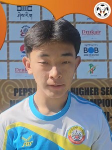 𝗨𝗻𝗯𝗿𝗲𝗮𝗸𝗮𝗯𝗹𝗲 𝗰𝗼𝗻𝗳𝗶𝗱𝗲𝗻𝗰𝗲 𝗳𝗿𝗼𝗺 𝘁𝗵𝗲 𝗱𝗲𝗳𝗲𝗻𝗱𝗶𝗻𝗴 𝗰𝗵𝗮𝗺𝗽𝗶𝗼𝗻'𝘀 𝘀𝗶𝗱𝗲. #bhutanff #HomeOfHappiness #womensfootballinbhutan #bhutanhighersecondaryschoolchampionship | Bhutan Higher Secondary School Championship